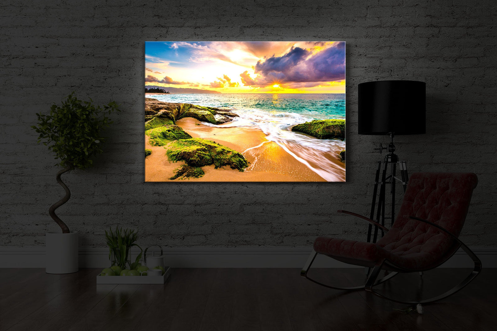 Sonnenuntergang auf Hawaii