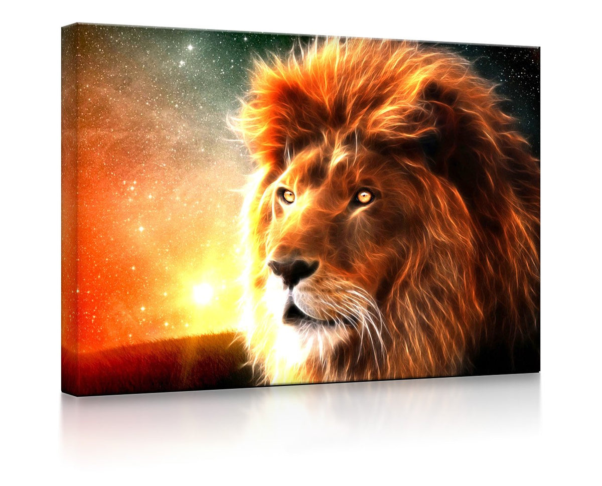Löwe Abstrakt Art
