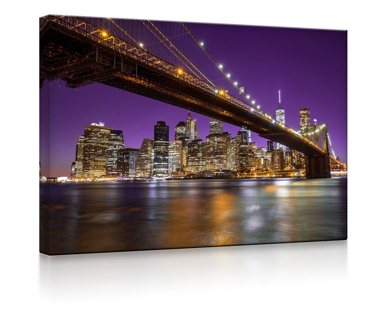 Skyline von Manhattan mit Brooklyn Bridge