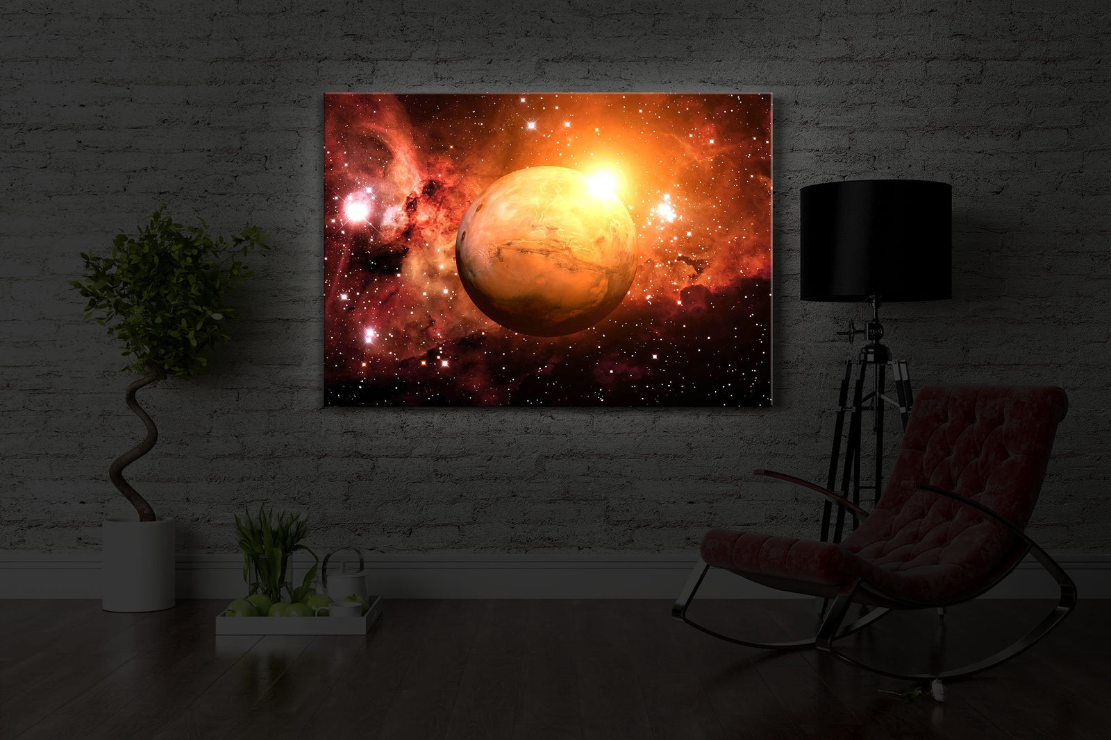 Planet Mars im Universum