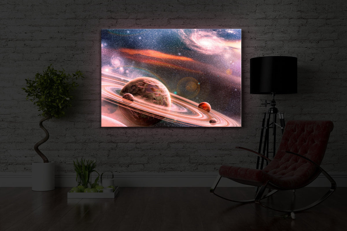 Planet mit Ringsystem