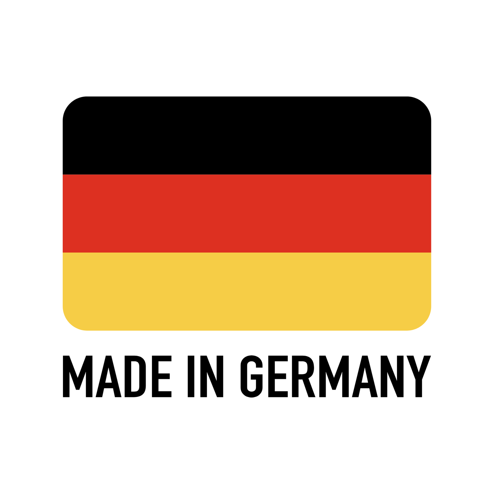 grafische Darstellung für Made in Germany