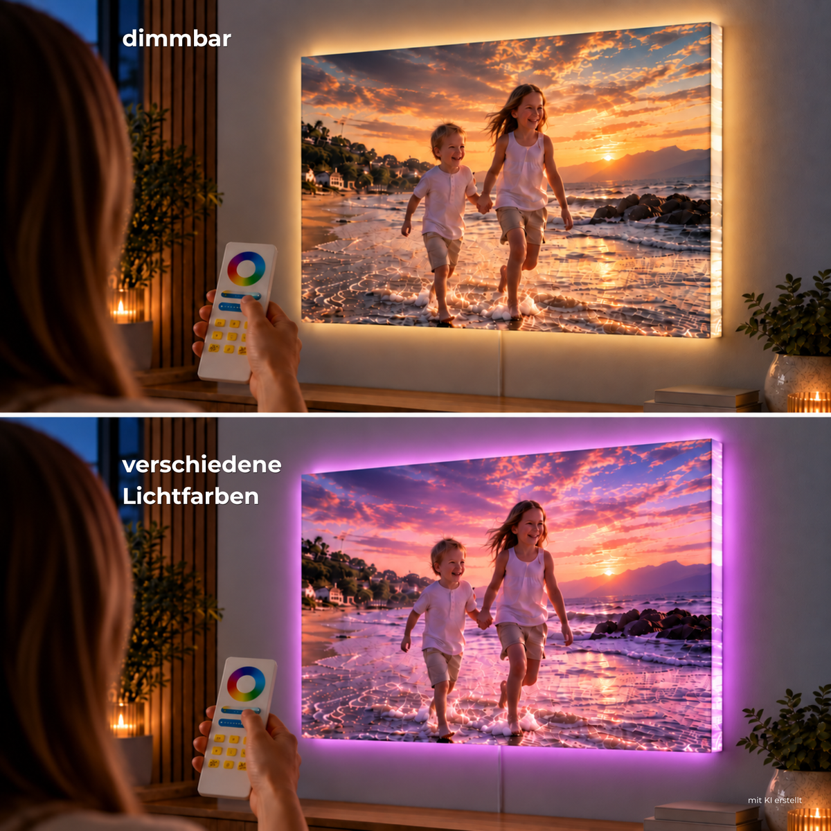 Eigenes Motiv als LED Leuchtbild
