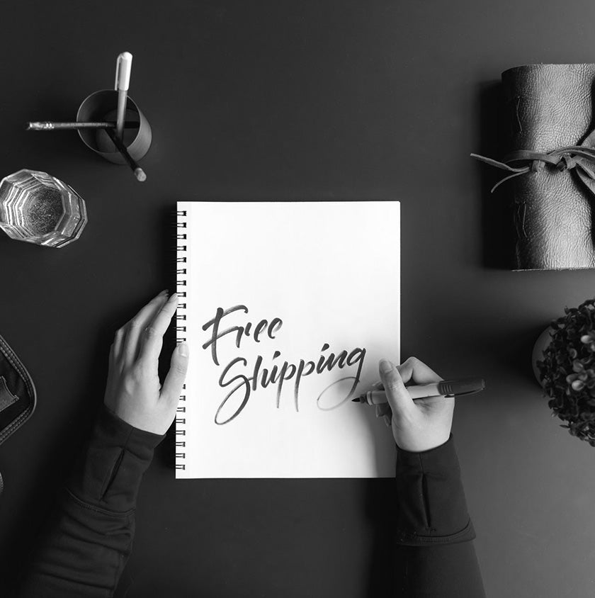 Free Shipping Schrift für kostenlosen Versand aller Leuchtbilder 