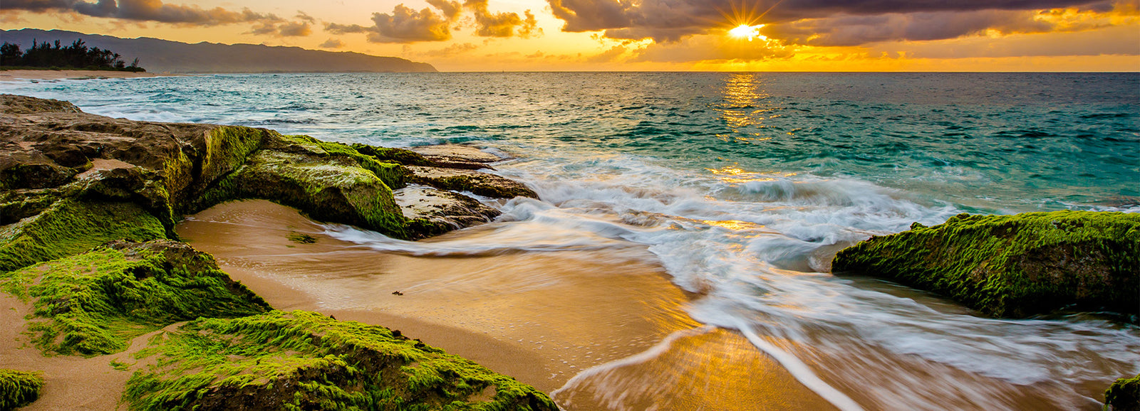 Sonnenuntergang am Strand